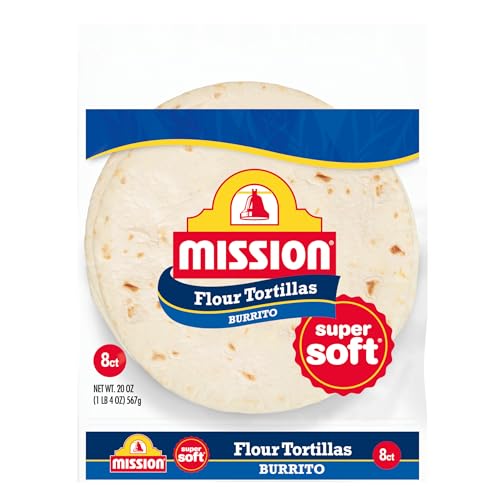 Mission Burrito Large Flour Tortillas, 8 Count | Zigeze