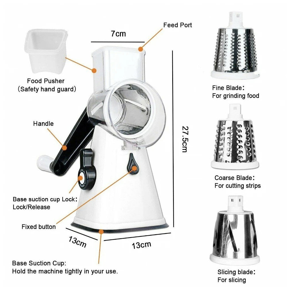 Multifunctional Tabletop Kitchen Slicer and Grater | Zigeze