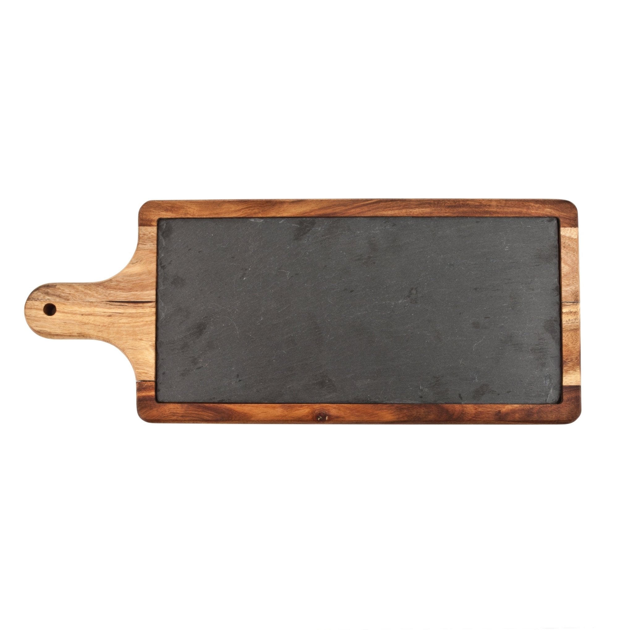 Natural Slate and Acacia Wood Paddle | Zigeze