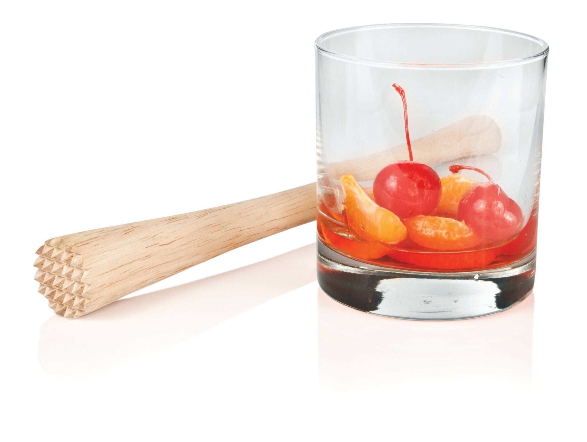 Natural Wood Contoured Handle Muddler | Zigeze