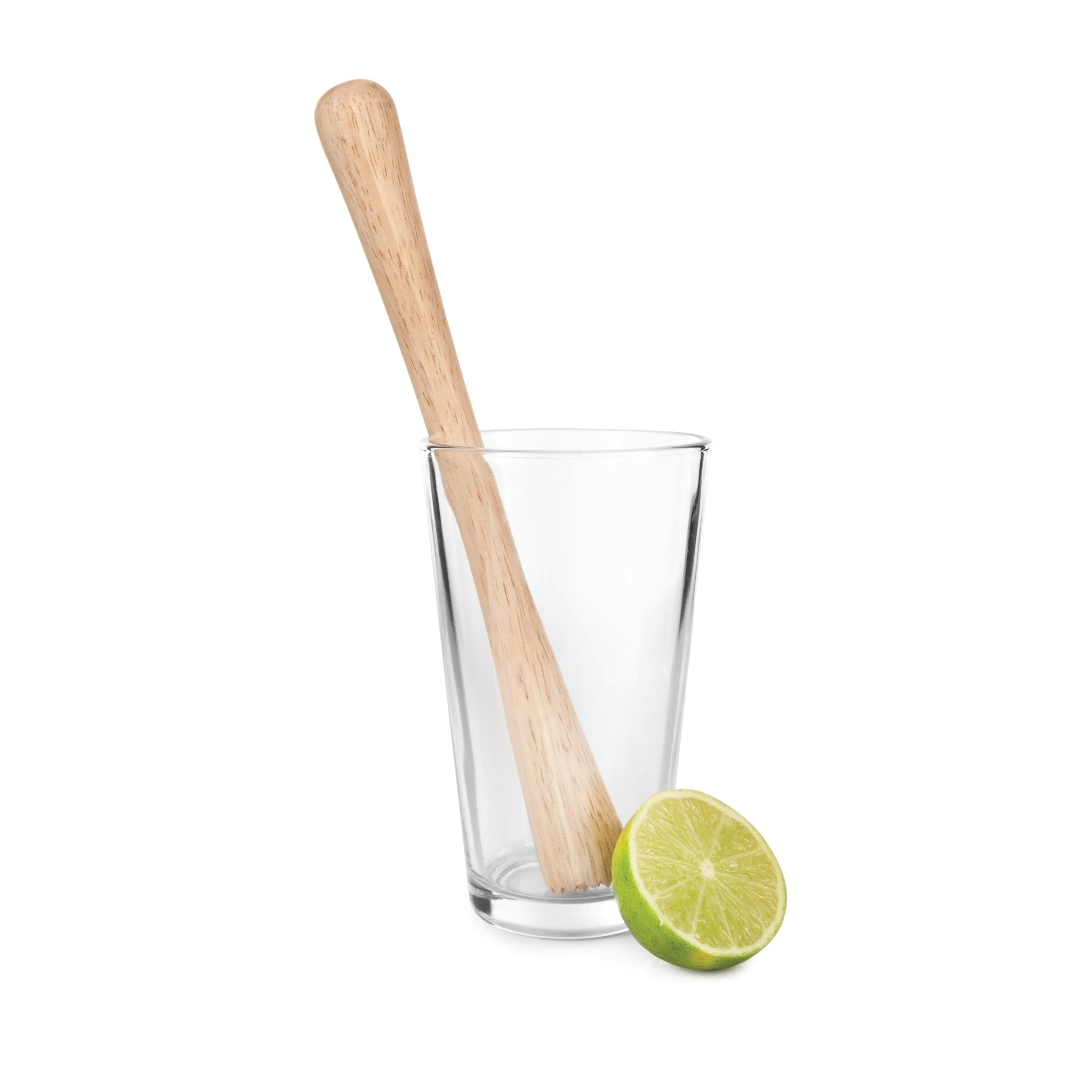 Natural Wood Contoured Handle Muddler | Zigeze