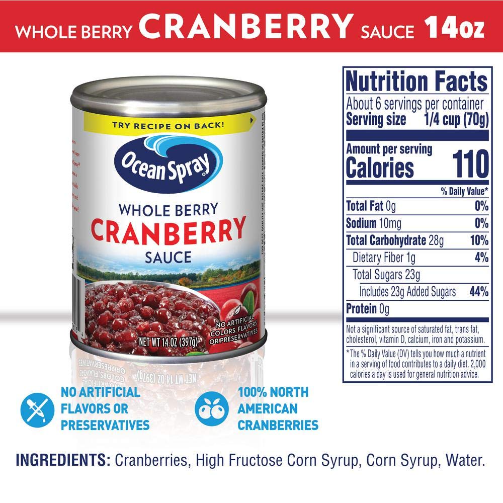 Ocean Spray® Whole Cranberry Sauce | Zigeze