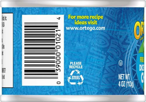 Ortega Fire Roasted Diced Green Chiles, Mild | Zigeze