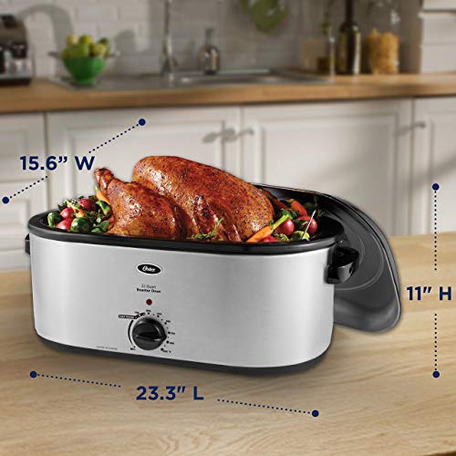 Oster Electric Roaster Oven with Self - Basting Lid | Zigeze