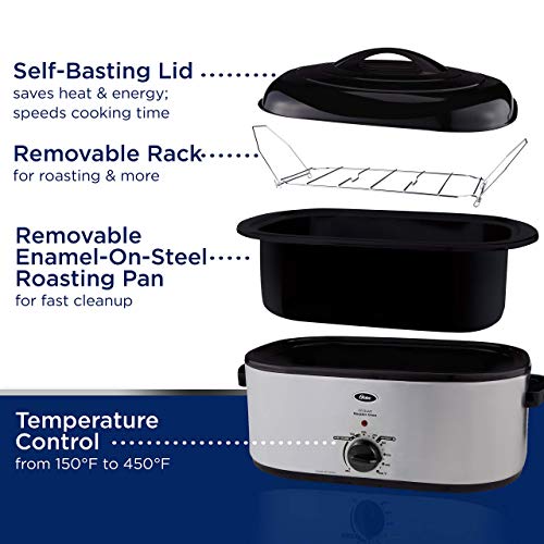 Oster Electric Roaster Oven with Self - Basting Lid | Zigeze