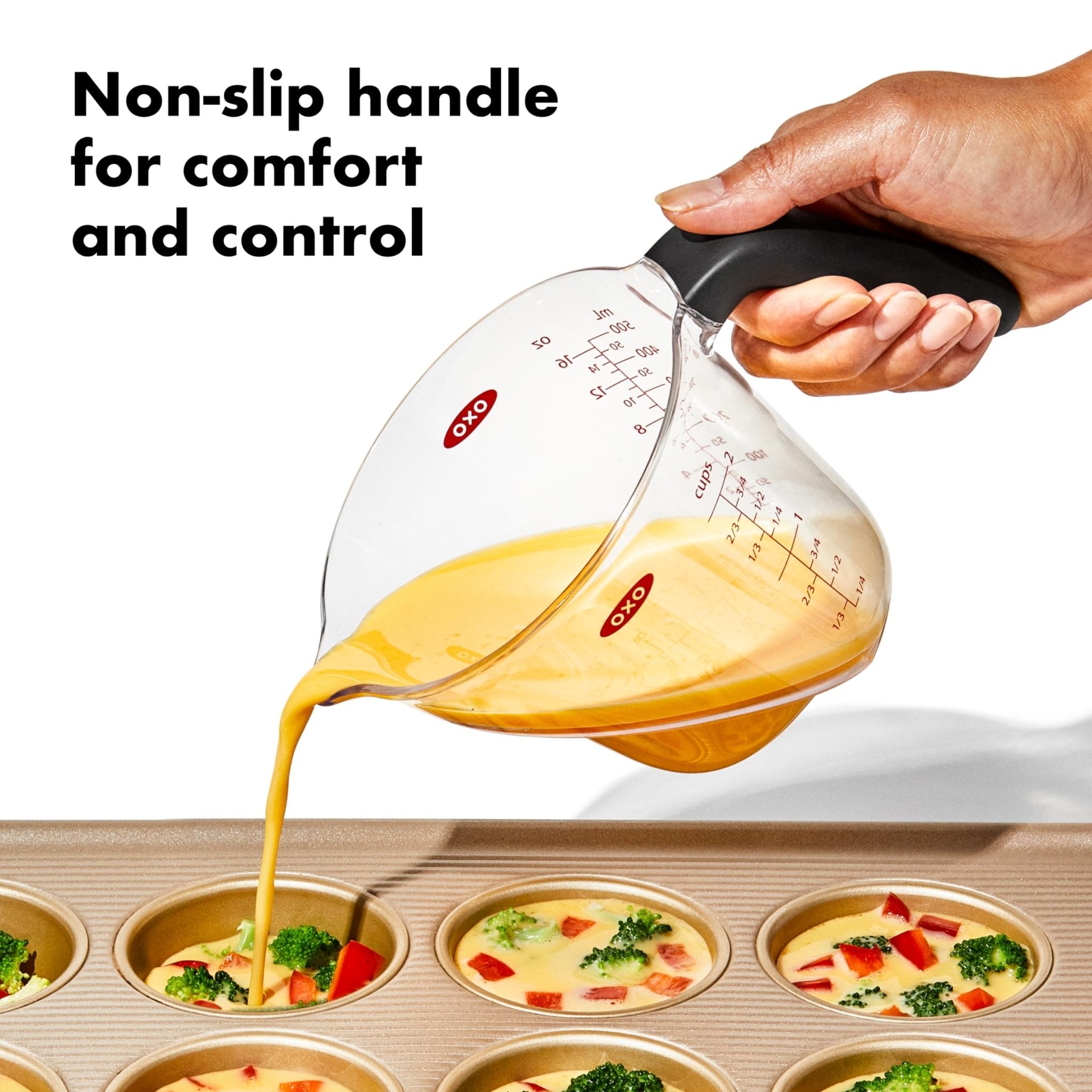 OXO Good Grips 3 - Piece Angled Measuring Cups | Zigeze