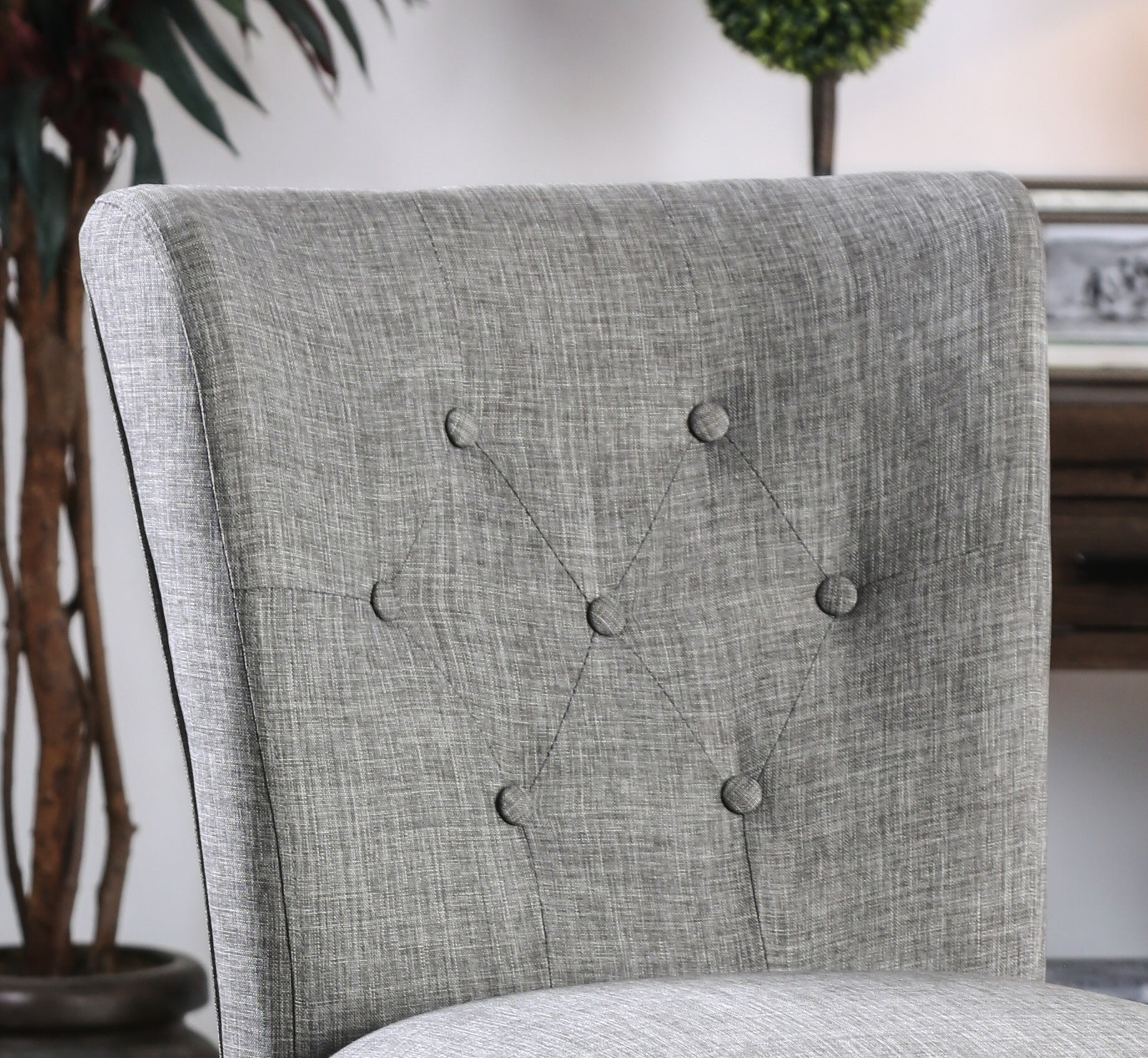 Pierson Pub Chair (Set of 2) in Gray | Zigeze