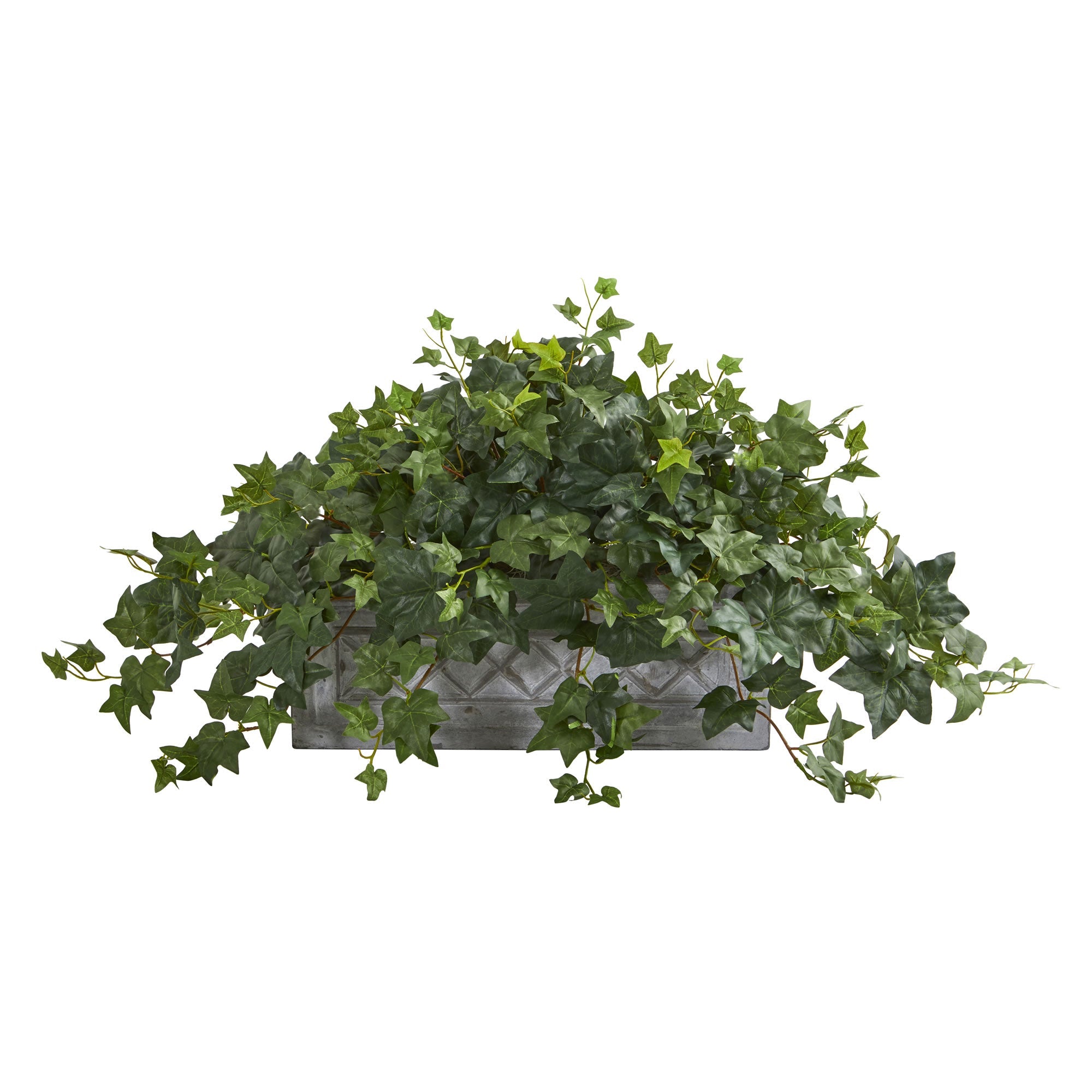 Puff Ivy Artificial Plant in Stone Planter | Zigeze