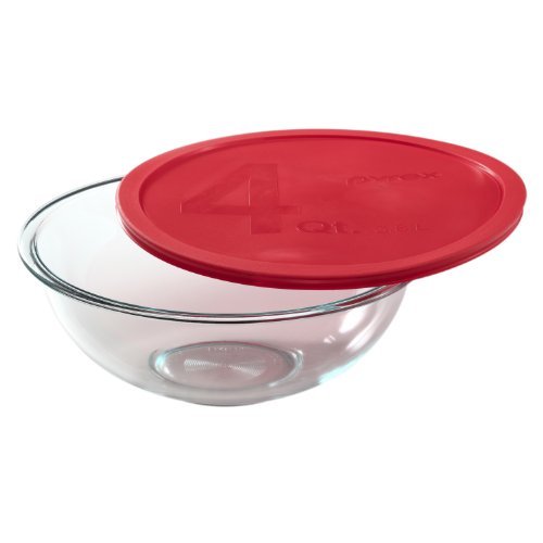 Pyrex 4 - Quart Mixing Bowl with Lid | Zigeze
