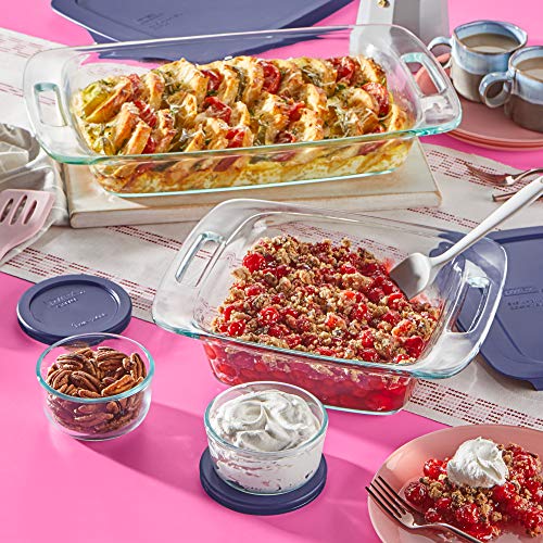 Pyrex 8 - Piece Glass Baking Dish Set | Zigeze