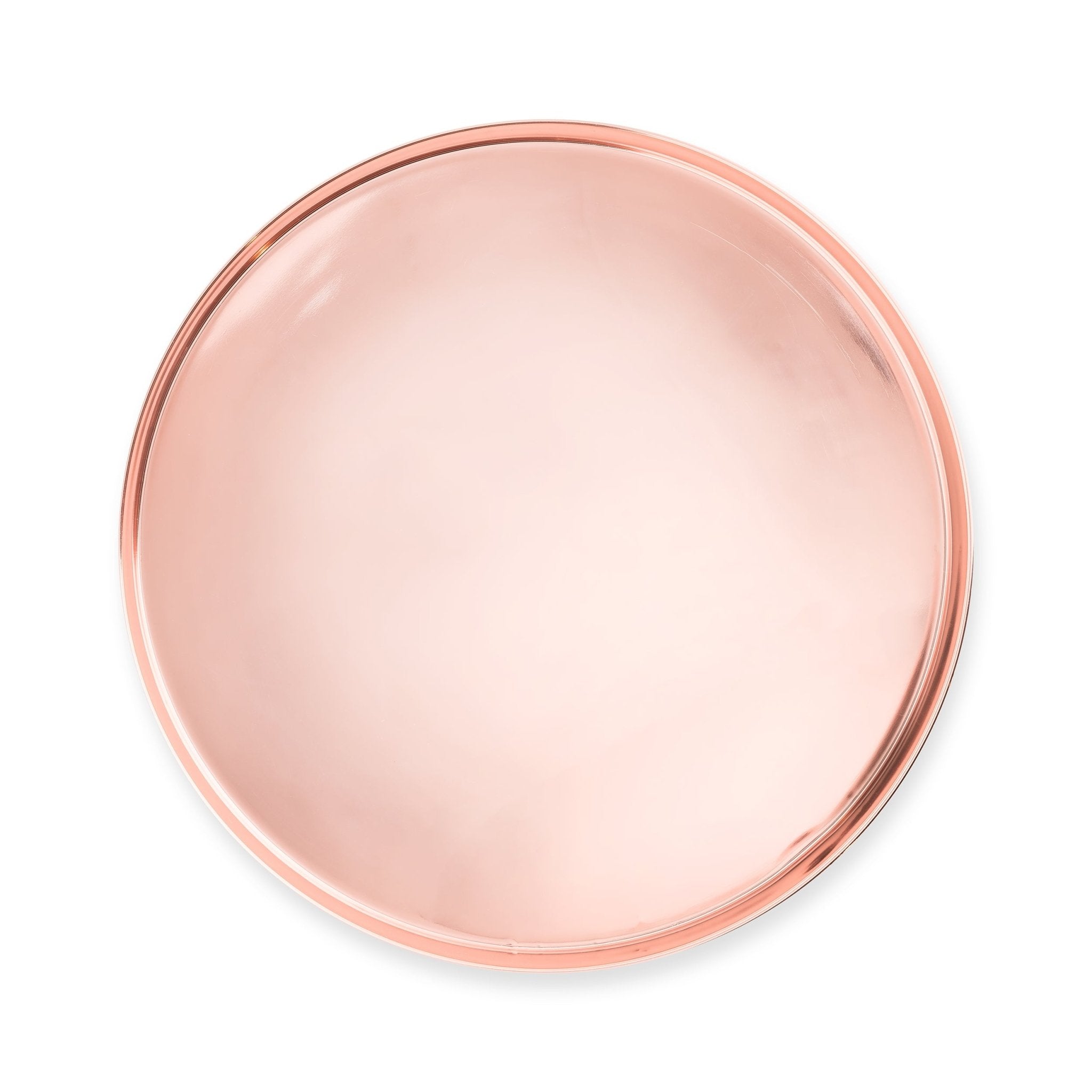 Round Copper 12.5 - Inch Serving Tray | Zigeze