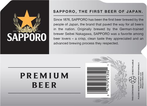 Sapporo Pale Ale, 6 pk, 12 oz bottles | Zigeze