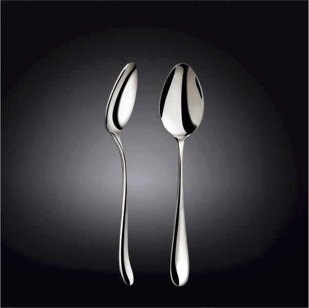 Set of 24 High Polish Stainless Steel Dinner 8" Spoons | Zigeze