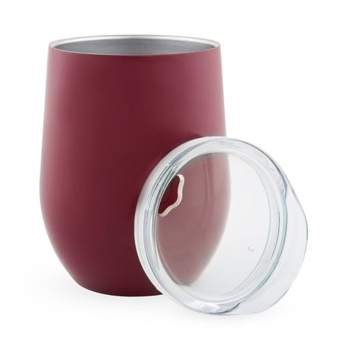 Sip & Go Stemless Wine Tumbler in Berry | Zigeze