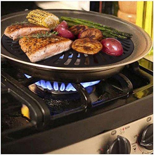 Smokeless Non - Stick Stovetop Grill | Zigeze