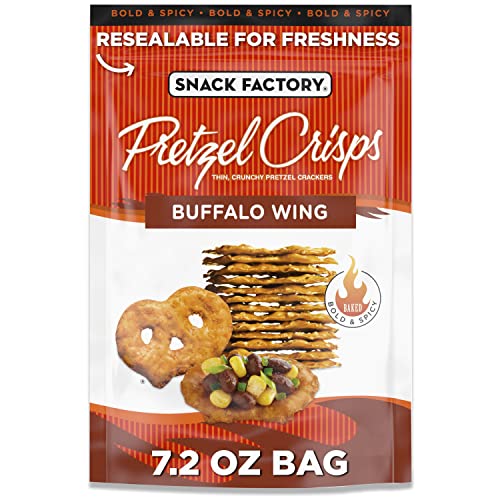 Snack Factory Buffalo Wing Pretzel Crisps | Zigeze