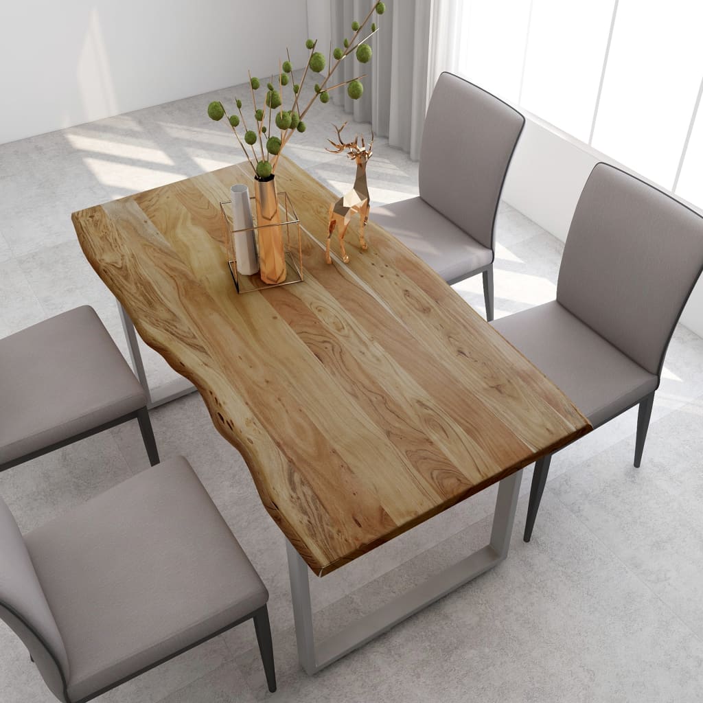 Solid Acacia Wood Dining Table | Zigeze
