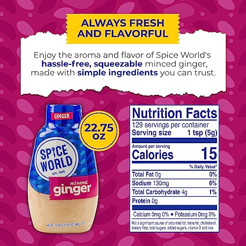 Spice World Squeezable Minced Ginger | Zigeze