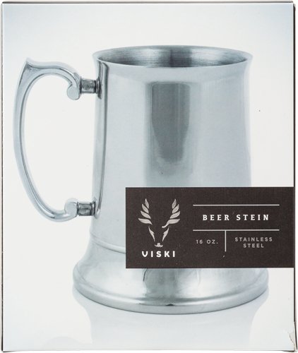 Stainless Steel 16 - Ounce Beer Stein | Zigeze