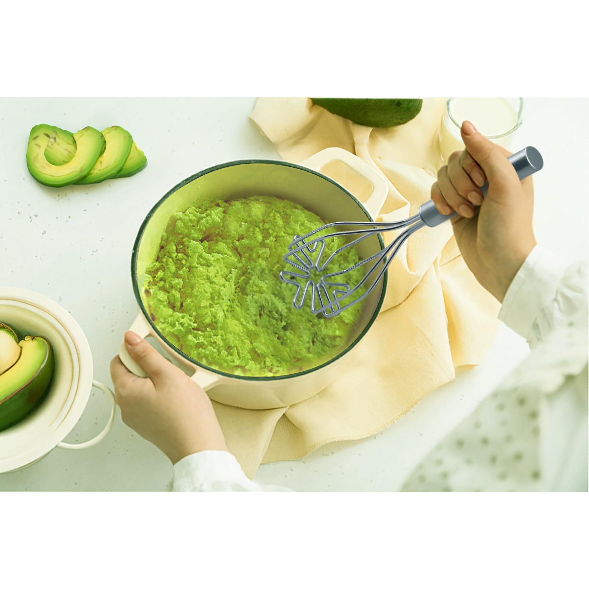 Stainless - Steel Versatile Mixing and Masher Tool | Zigeze