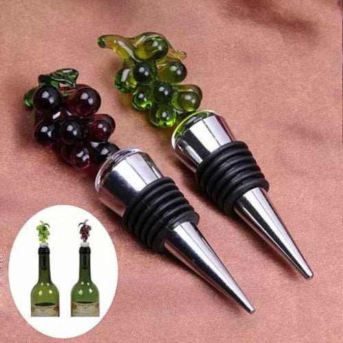 Stylish Wine Bottle Stoppers, Set of Two | Zigeze