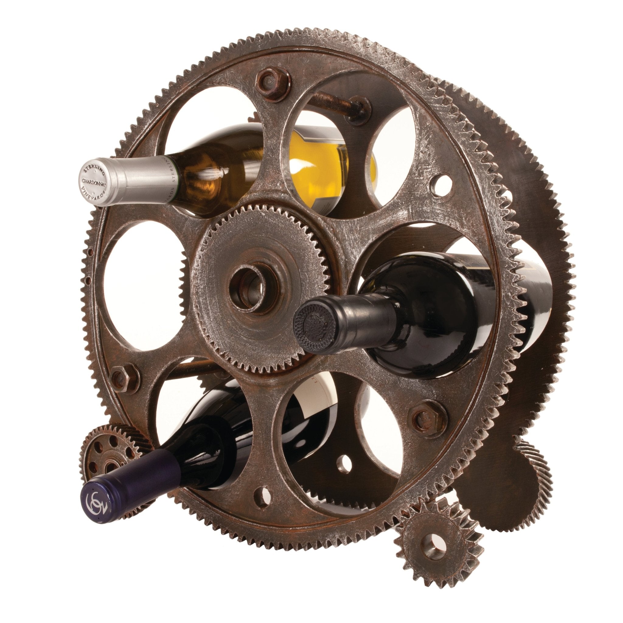 Trendy Gears and Wheels Wine Rack | Zigeze