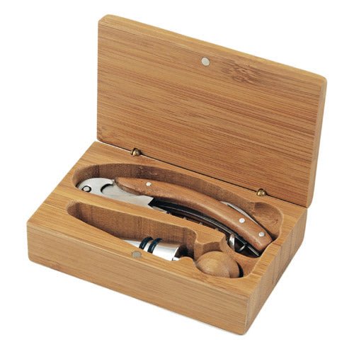 Two - Piece Natural Bamboo Accessory Set | Zigeze