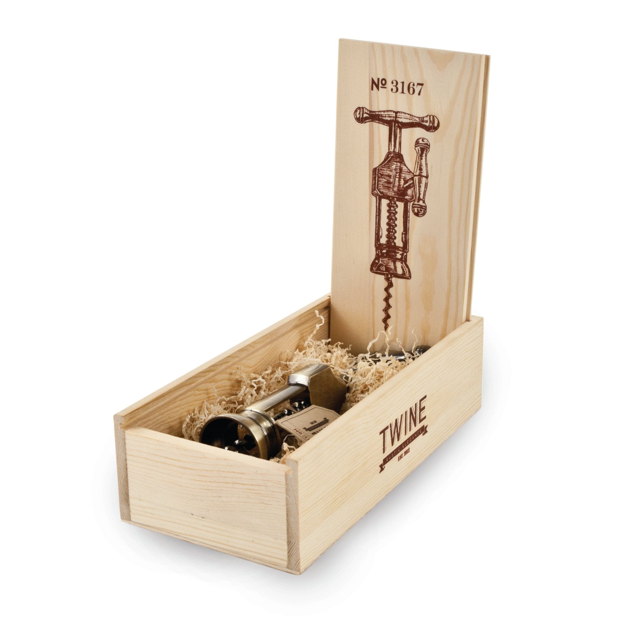 Unique Design Corkscrew in Antique Gold | Zigeze