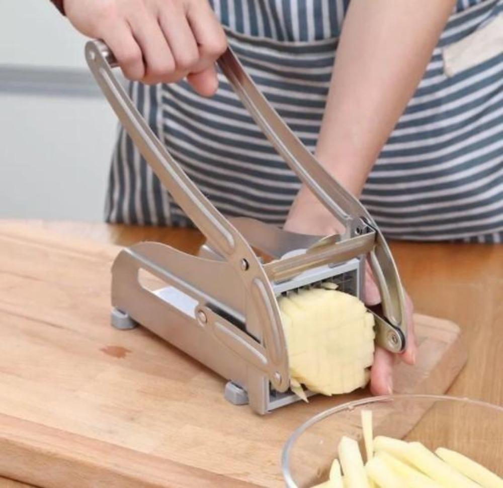 Vegetable and French Fries Cutter, 2 Blades | Zigeze