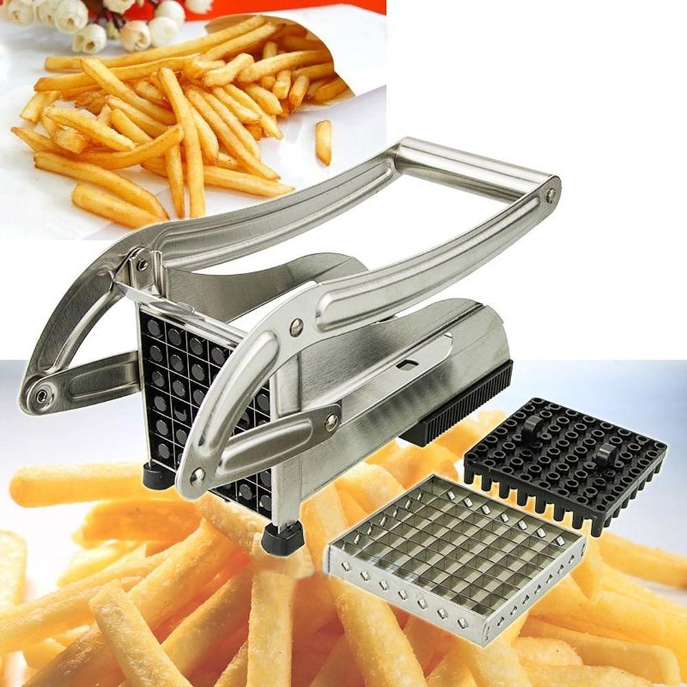Vegetable and French Fries Cutter, 2 Blades | Zigeze