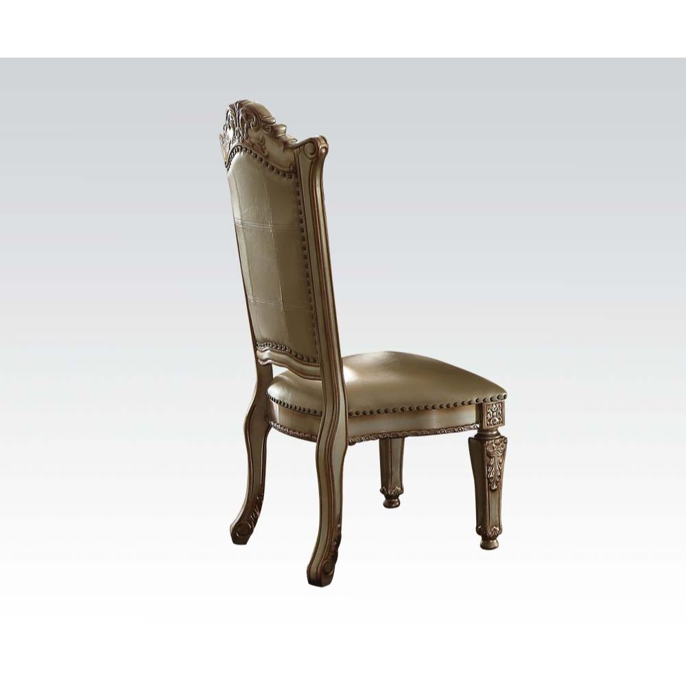Vendome Gold Side Chair (2Pcs) | Zigeze