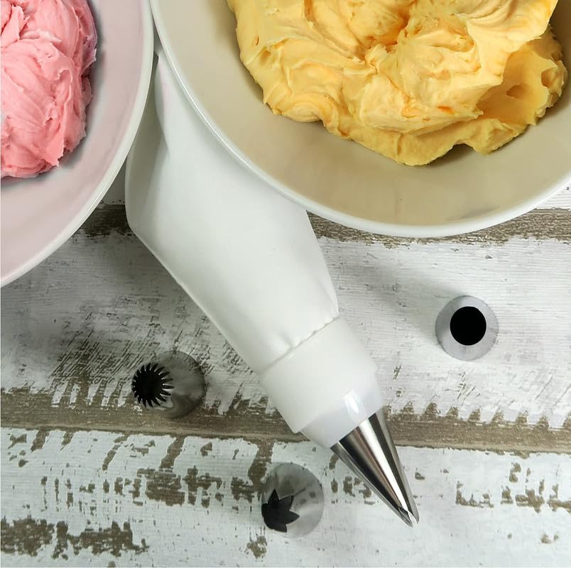 Versatile Large Piping Bags and Tips Set | Zigeze