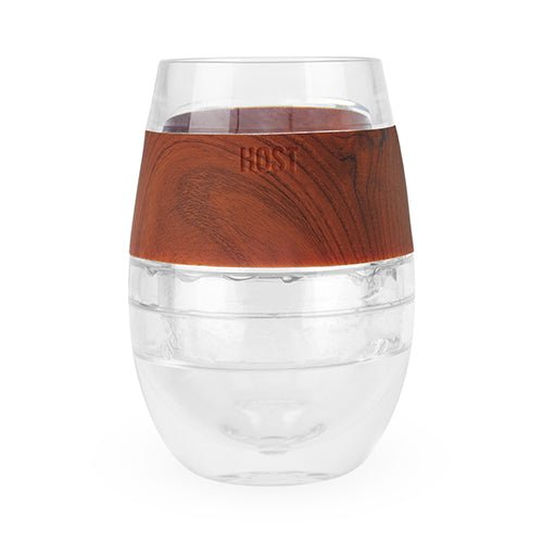 Wine Freeze Cooling Cup in Wood Shingle | Zigeze