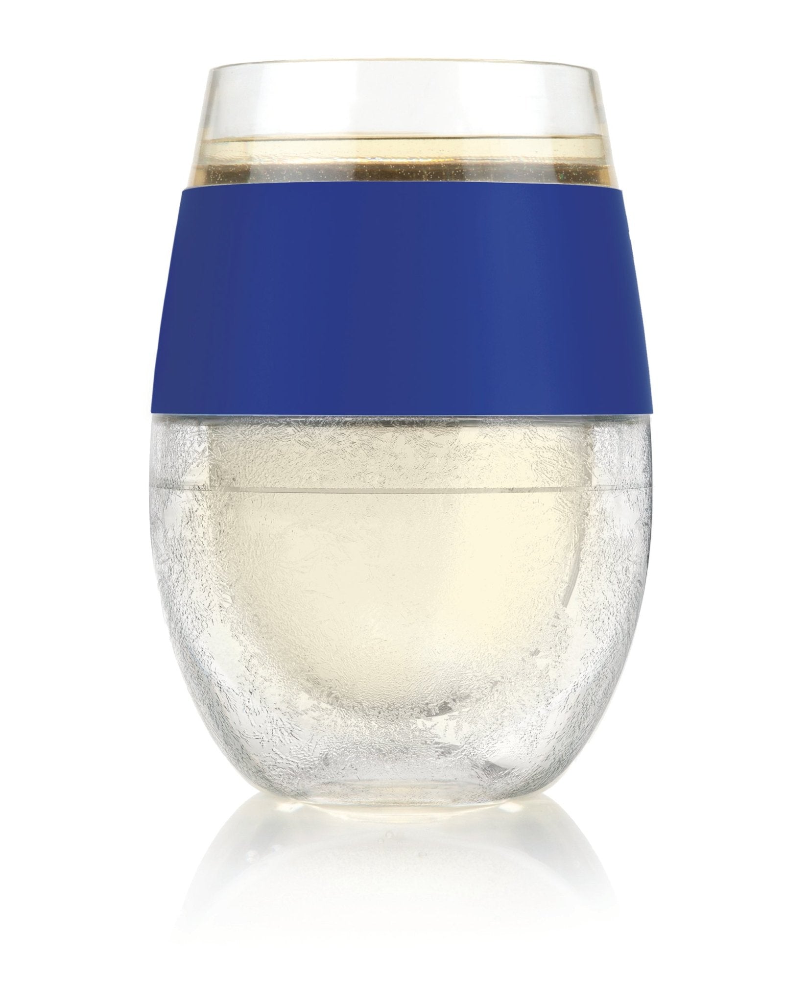 Wine Freeze Cooling Cups in Blue (set of 2) | Zigeze