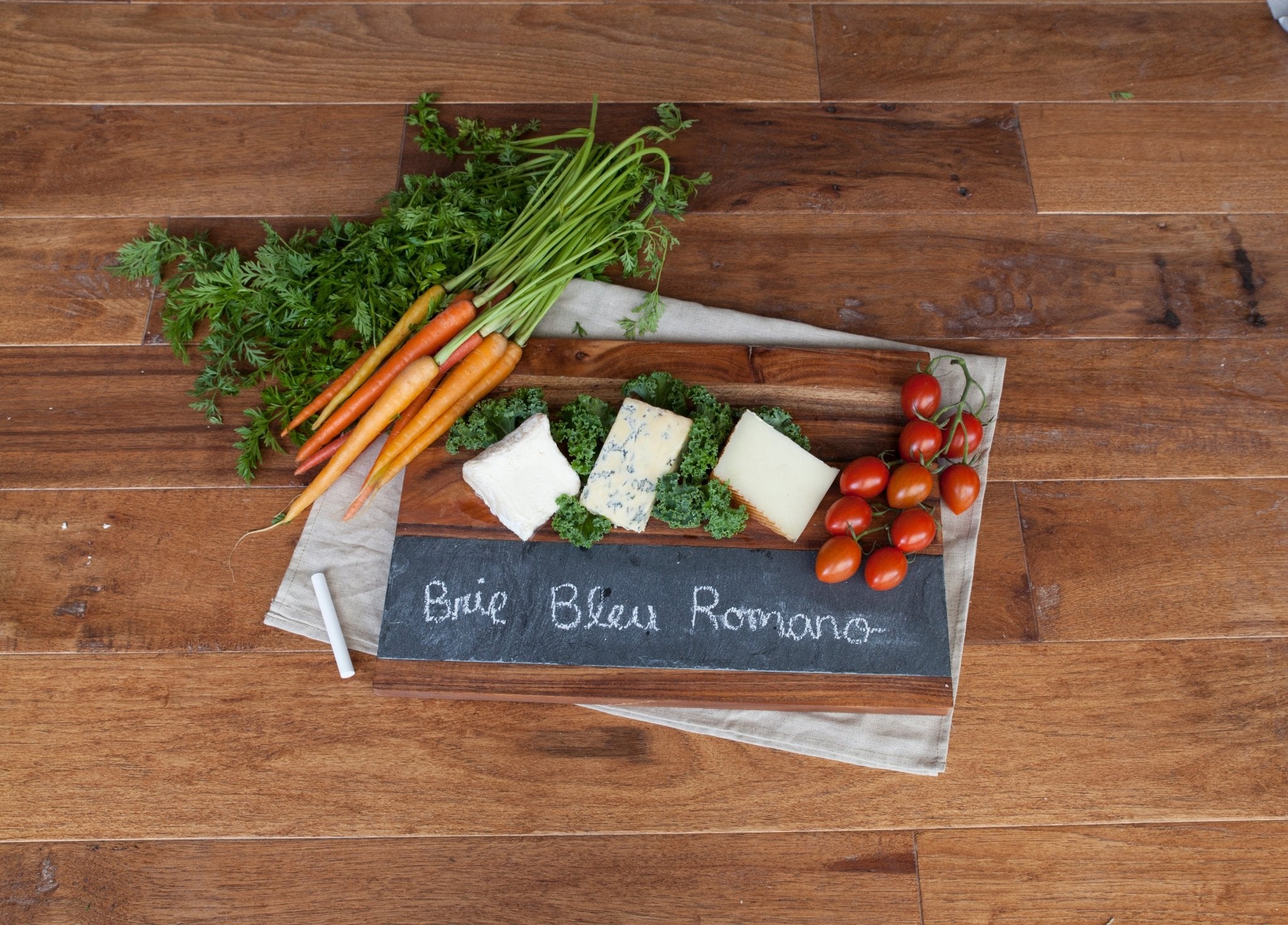 Wood with Slate Board with Soapstone Chalk | Zigeze