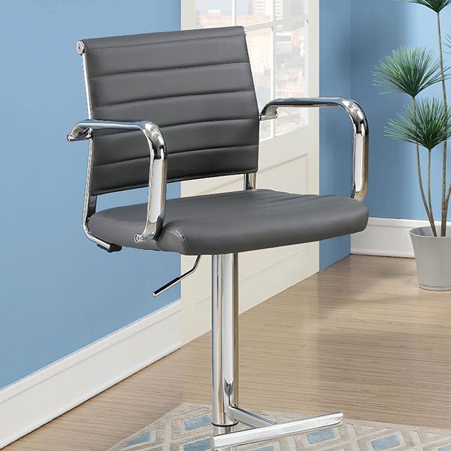 Zenah Bar Chair, Gray | Zigeze