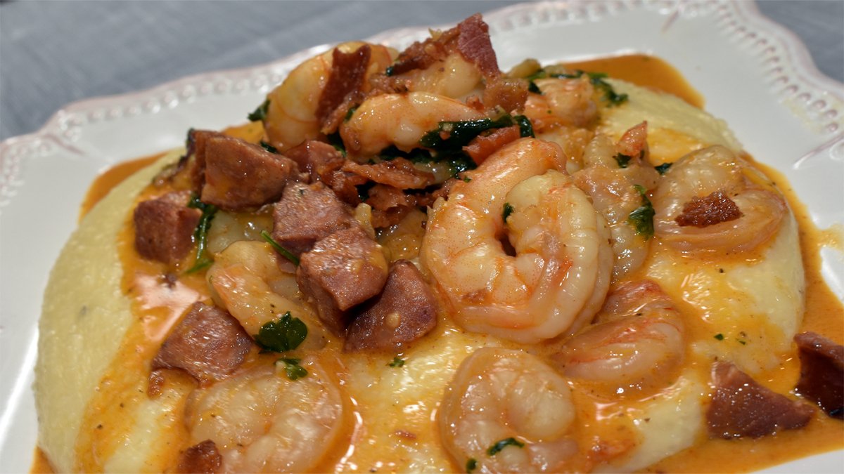 Cajun Shrimp and Grits - Zigeze