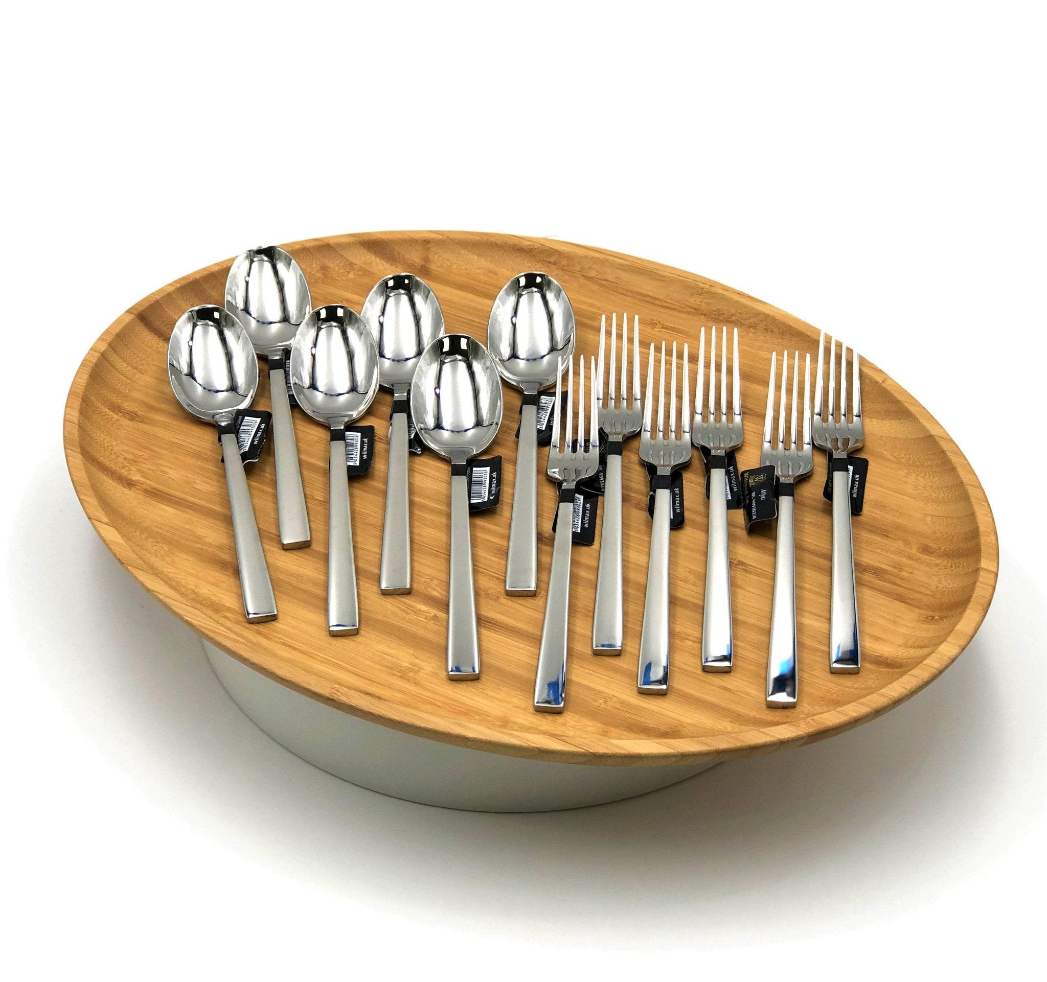 2 - Piece Stainless Square Handle Fork and Knife Set | Zigeze
