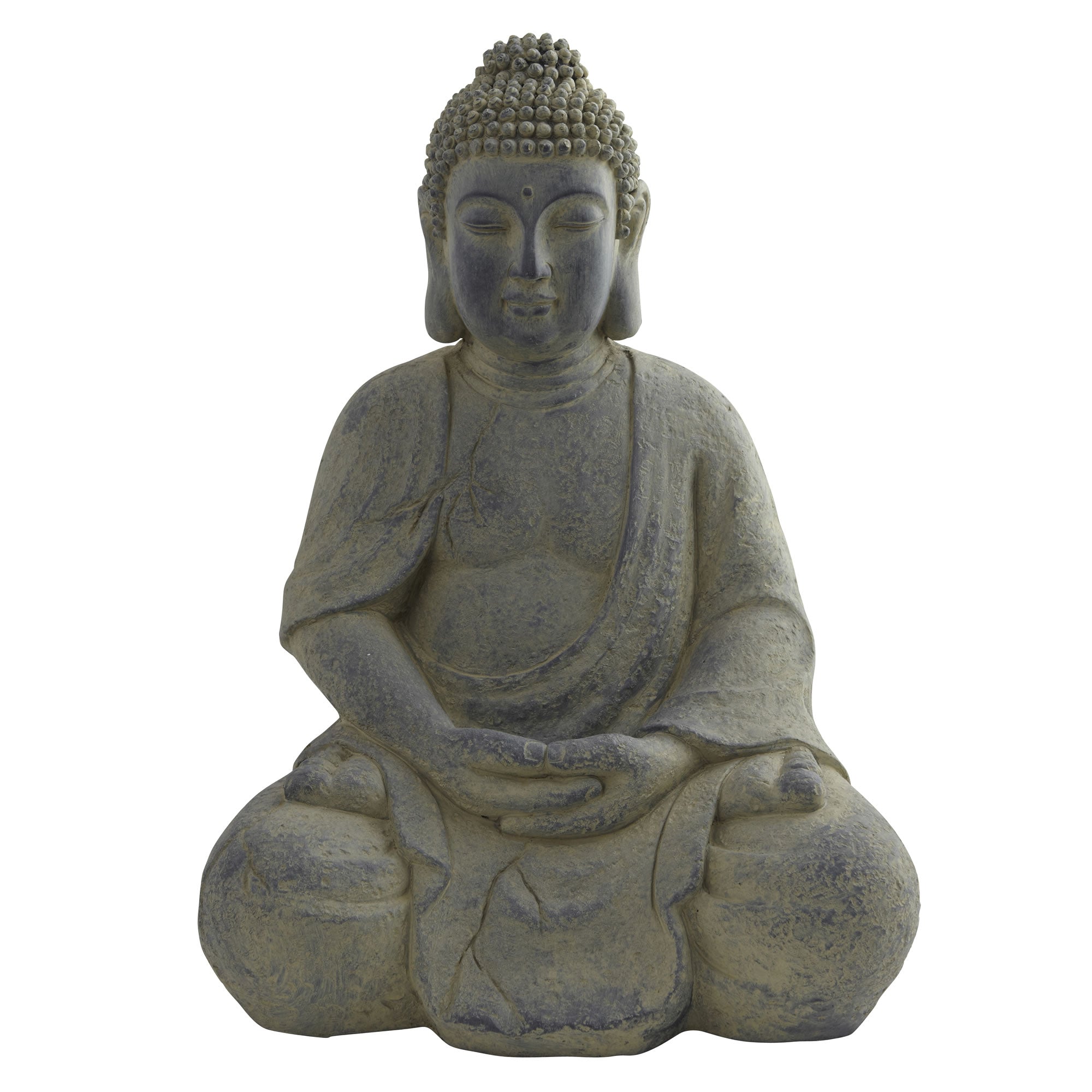 20 - inch Serene Indoor/Outdoor Buddha Statue | Zigeze