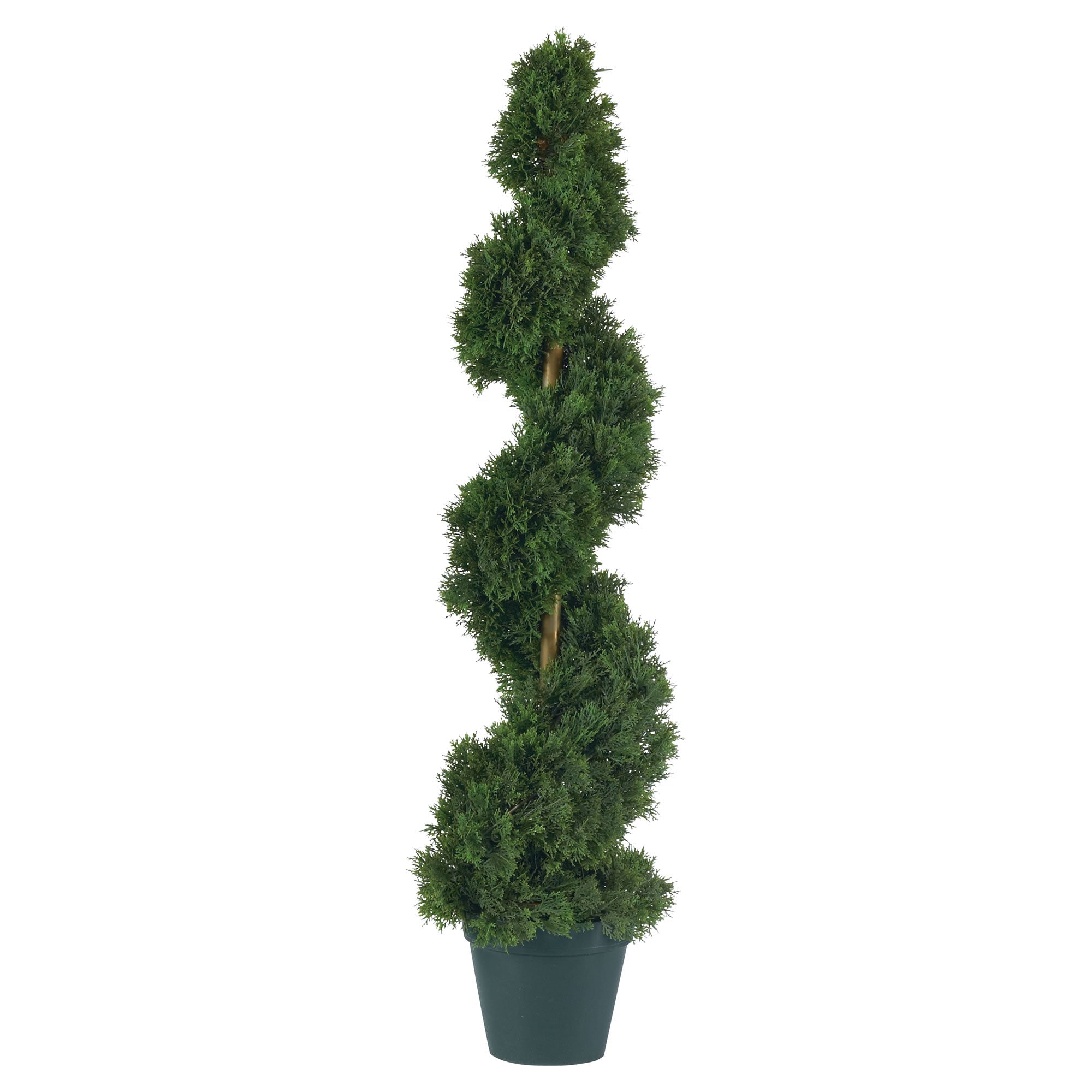 3 - Foot Artificial Cedar Spiral Silk Tree with 724 Leaves | Zigeze