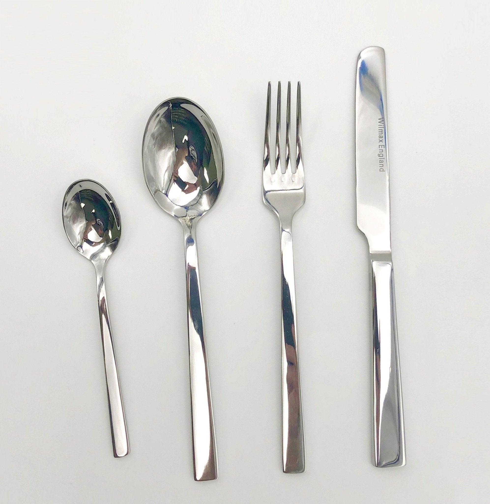 4 - Piece Stainless Square Handle Flatware Set | Zigeze