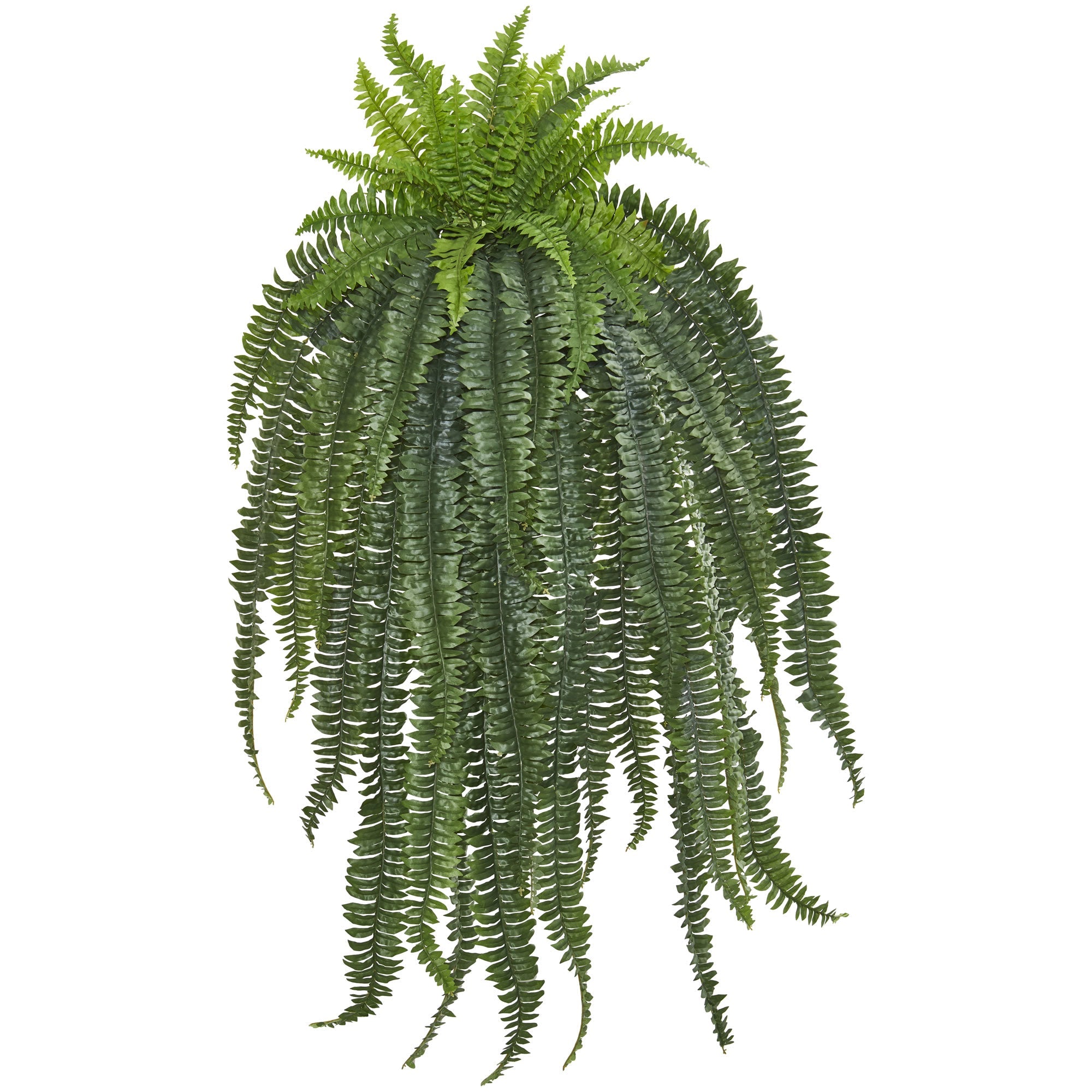58" Arificial Boston Fern Plan in Hanging Plant | Zigeze
