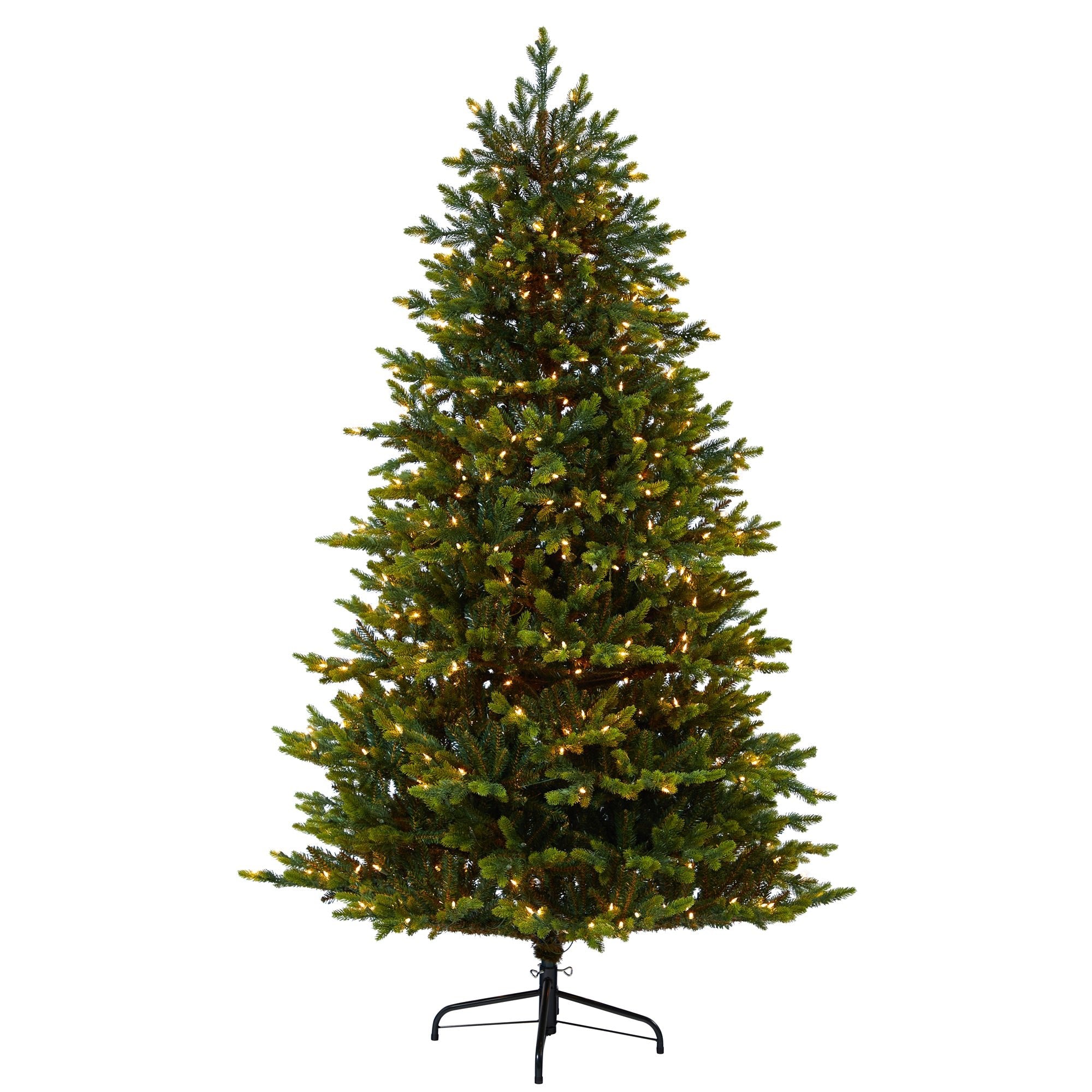 7' North Carolina Fir with 550 Clear Lights and 3703 Branches | Zigeze