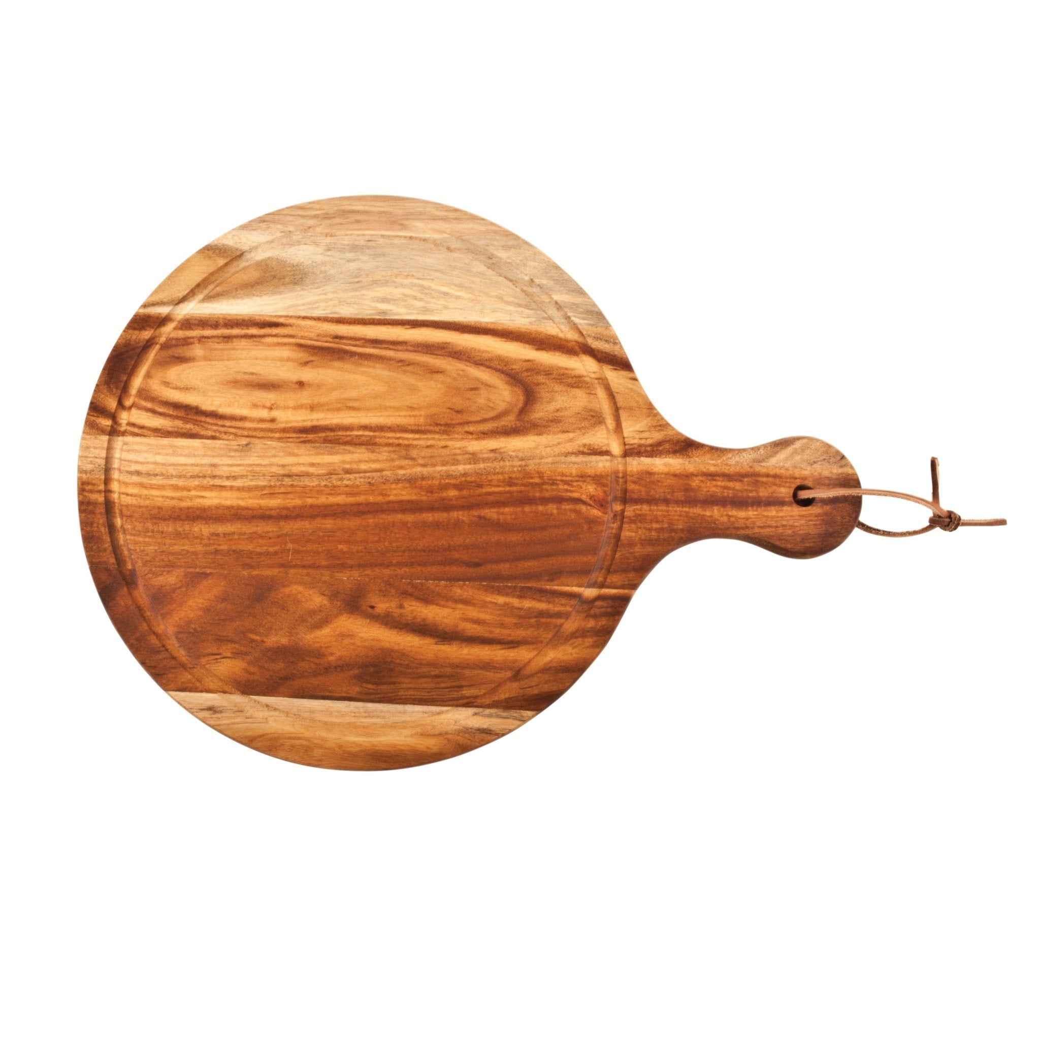 Acacia Wood Artisan Cutting and Cheese Paddle | Zigeze