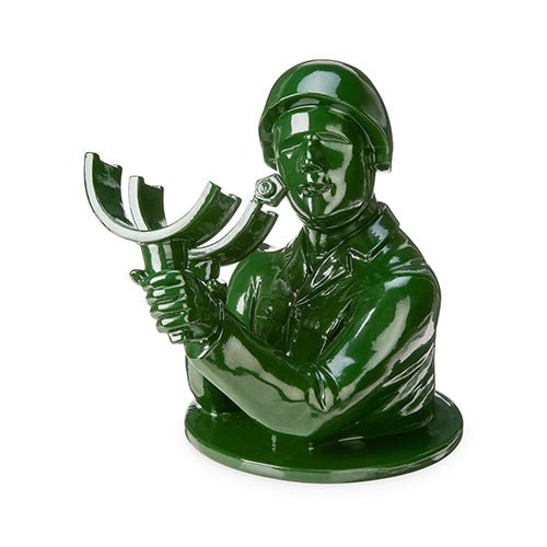 Army Man Single Bottle Holder, Polyresin | Zigeze