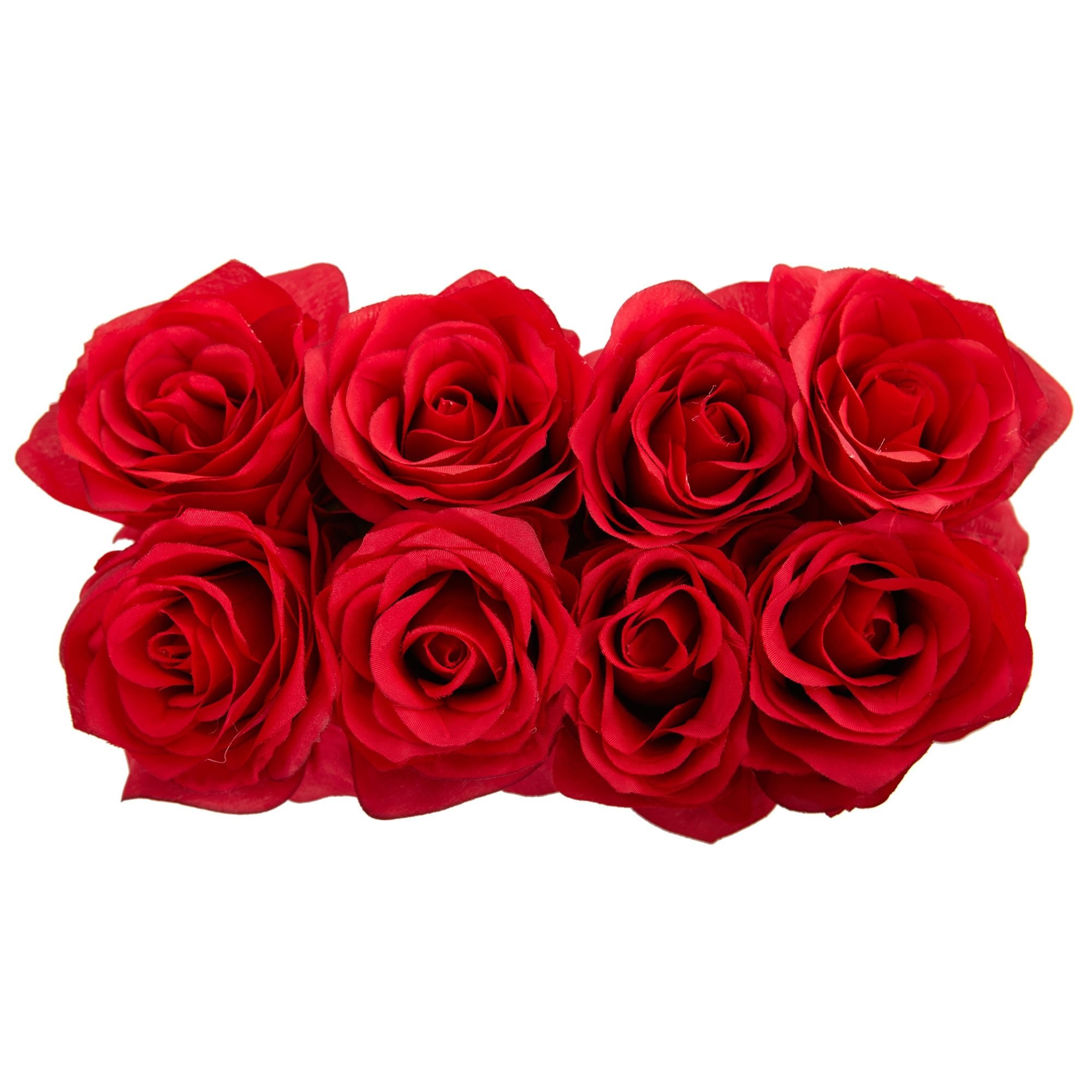 Artificial Red Roses Arrangement in Black Vase | Zigeze