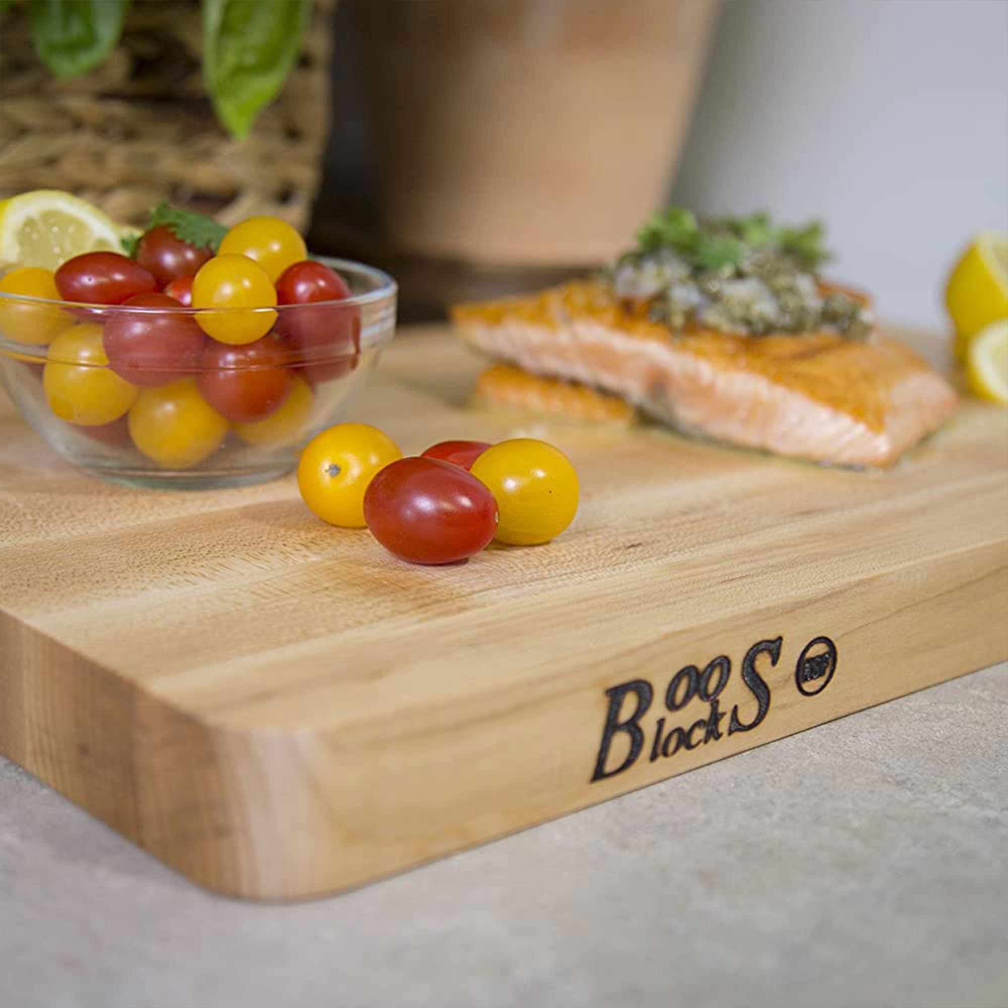 Boos Block Chop - N - Slice Reversible Wood Cutting Board | Zigeze