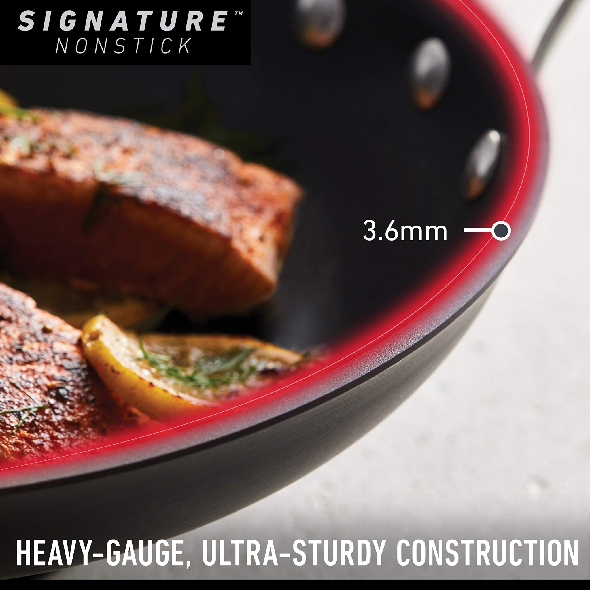 Calphalon 12" Nonstick Frying Pan with Lid, Black | Zigeze