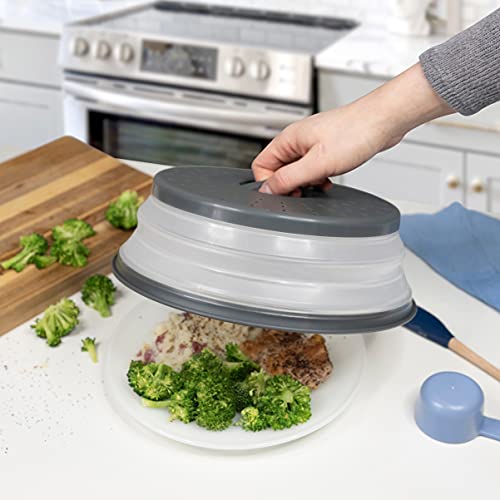 Collapsible and Vented Microwave Splatter Cover | Zigeze