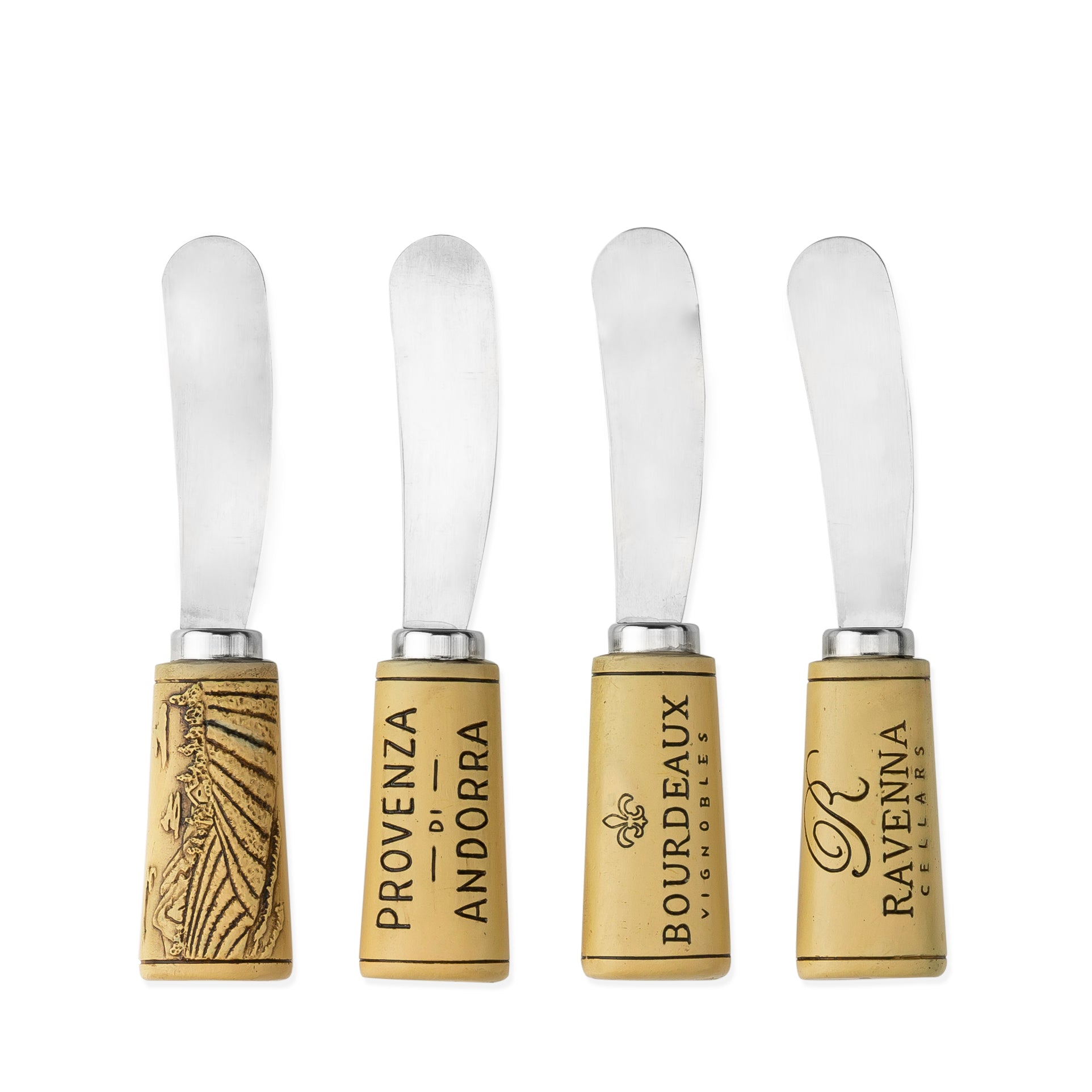 Cork Handled Cheese Spreader Set | Zigeze